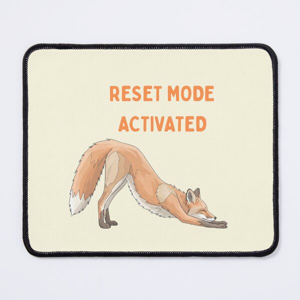 Item preview, Pastel Fox Reset Mode Activated Cute Meme Art designed and sold by Moon's Arts.
