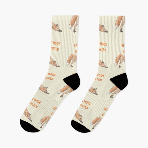 Item preview, Pastel Fox Reset Mode Activated Cute Meme Art designed and sold by Moon's Arts.