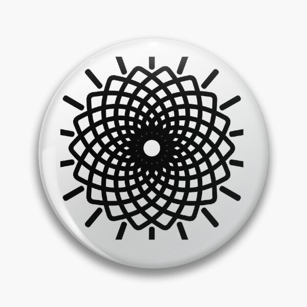 Item preview, Abstract black and white flower designed and sold by jc-handy46.