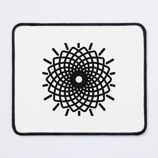 Item preview, Abstract black and white flower designed and sold by jc-handy46.