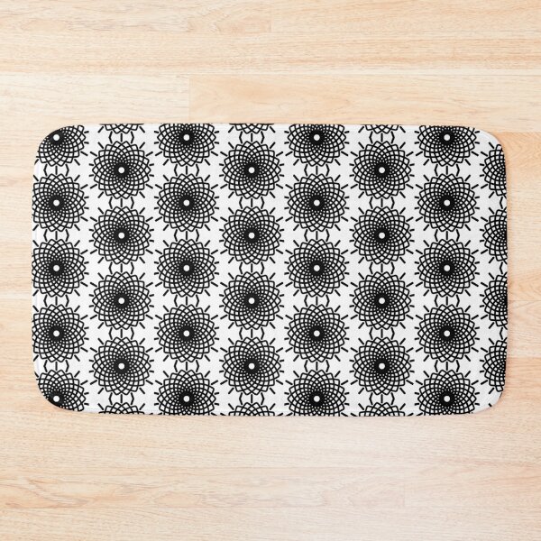Item preview, Abstract black and white flower designed and sold by jc-handy46.