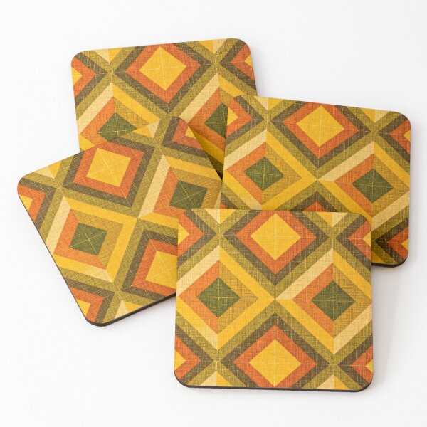 Item preview, A Retro Geometric Pattern Fabric Texture. designed and sold by Boundless PixelForge.