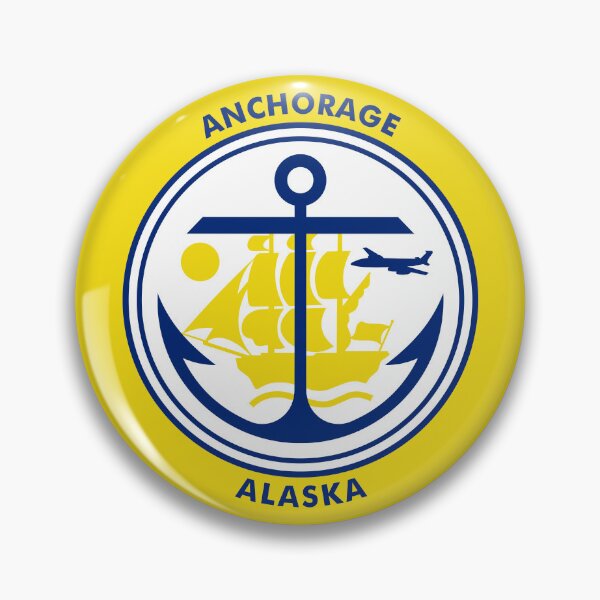 Artikelvorschau, Anchorage-Flagge entworfen und verkauft von rheyes.