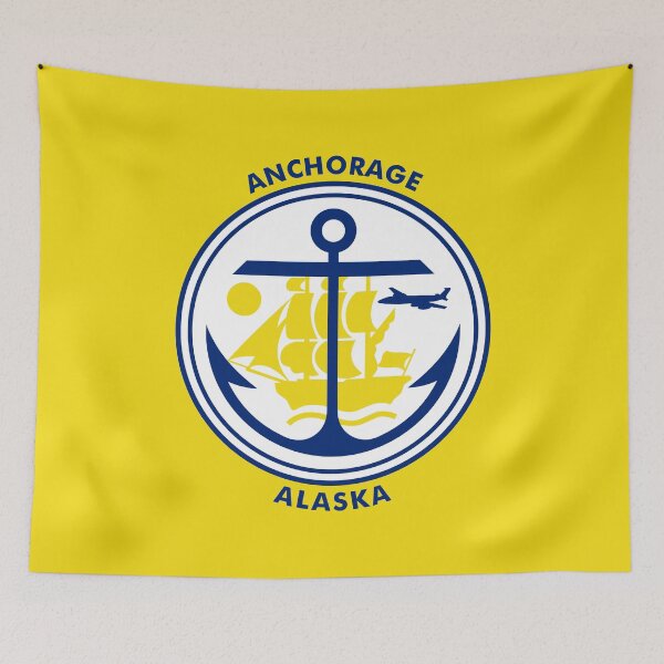 Artikelvorschau, Anchorage-Flagge entworfen und verkauft von rheyes.