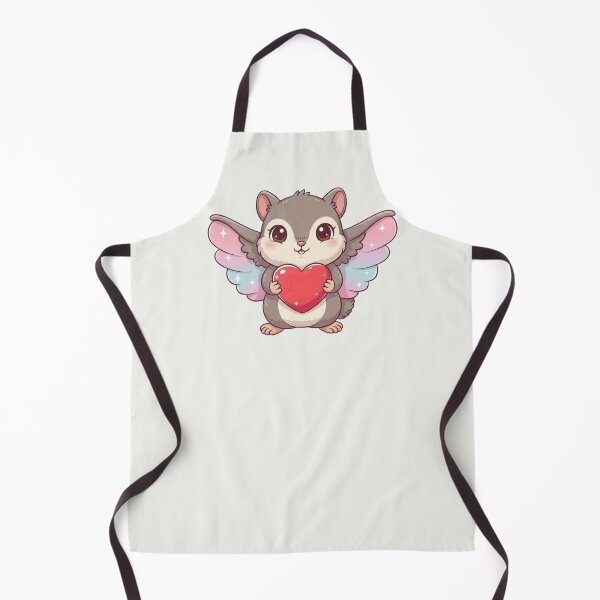 Item preview, Cute Kawaii Flying Squirrel Holding Heart - Funny Valentine Pun Art designed and sold by arup7980.