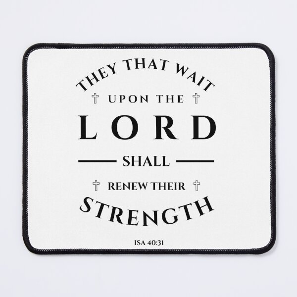 Item preview, Isaiah 40:31 Bible Verse Typography (KJV) designed and sold by Clothed in Scripture.