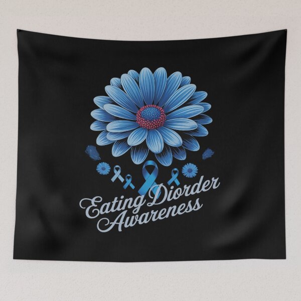 Item preview, Eating Disorder Awareness Shirt Pretty Flower Support designed and sold by RonnasJackson.