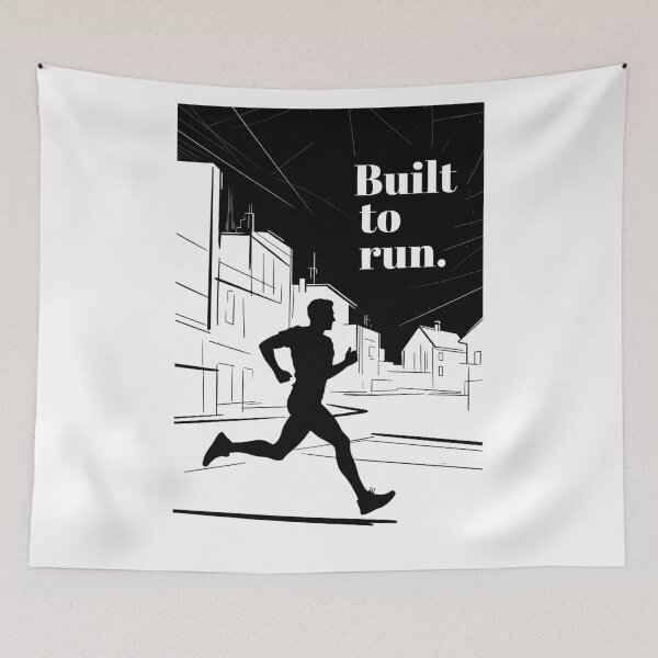 Item preview, Built To Run | Simplistic sport design designed and sold by Masha_D.