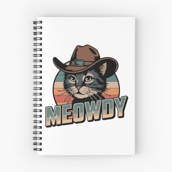 Item preview, Meowdy Partner – Cowboy Cat Retro Western Design designed and sold by Tomasz  Siennicki.
