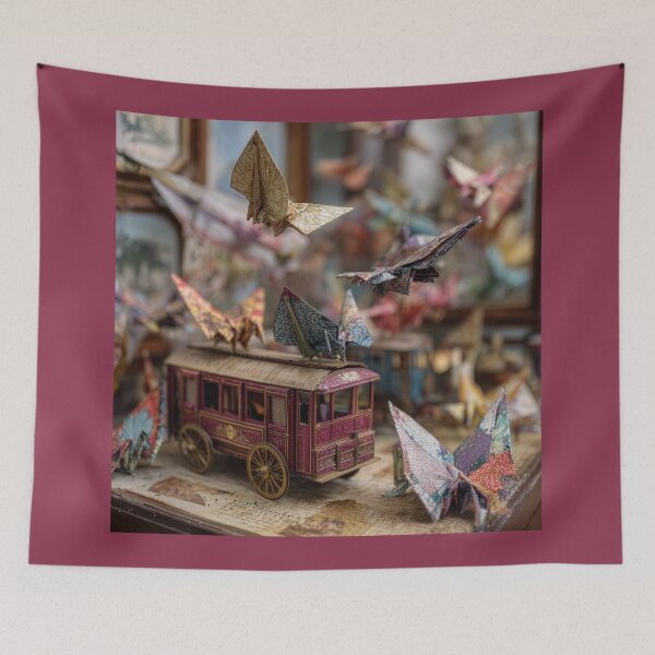 Item preview, Origami Butterflies and Vardo Wagon designed and sold by Tridentulus.