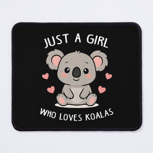 Item preview, Just A Girl Who Loves Koalas Cute Funny Koala Women designed and sold by RylynKaub86.