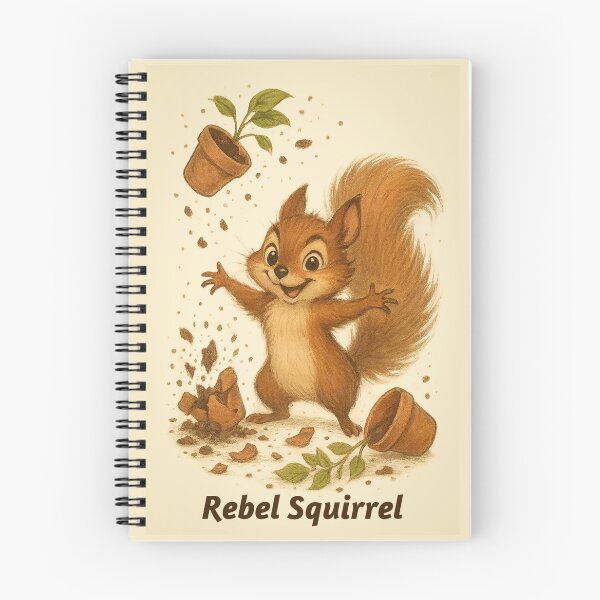 Item preview, Rebel Squirrel – Playful Mischief Character Art for Kids by FunscapeHQ designed and sold by FunscapeHQ.