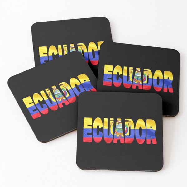 Item preview, ECUADOR - Flag Flying in Wind cut to Letters Souvenir Sticker Shirt designed and sold by Adam Gormley.