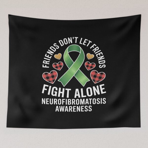 Item preview, Friends Don't Let Friends Fight Alone Neurofibromatosis designed and sold by RonnasJackson.