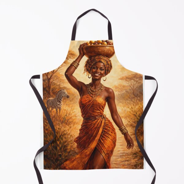 Item preview, African Grace – Radiant Woman of the Savannah designed and sold by byafrilaence.