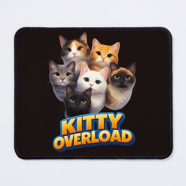 Item preview, Kitty Overload – 3D Cat Heads Illustration designed and sold by Tadeusz1.