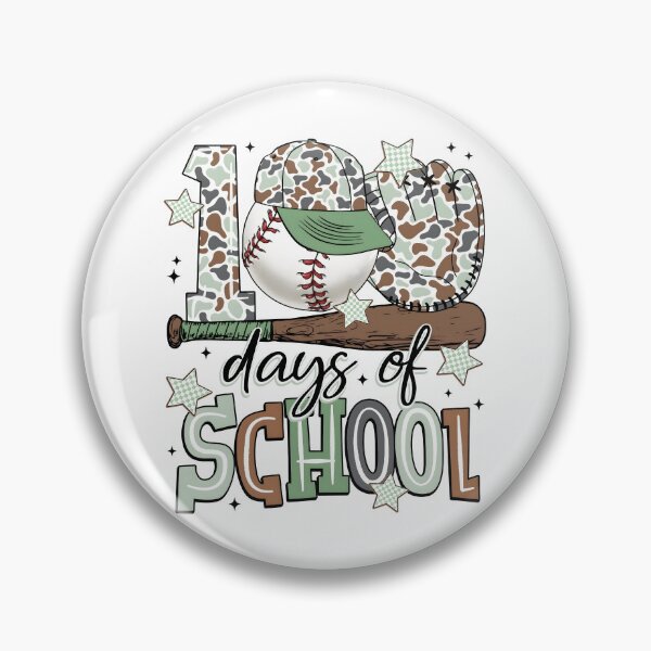 Item preview, 100 Days of School Baseball designed and sold by Kajetanduczynsk.