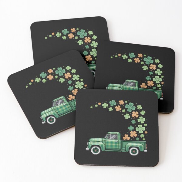 Item preview, Green Buffalo Plaid Truck St. Patrick's Day Shamrock Women's designed and sold by IdunayaStore.
