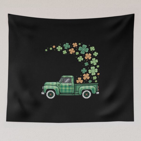 Item preview, Green Buffalo Plaid Truck St. Patrick's Day Shamrock Women's designed and sold by IdunayaStore.