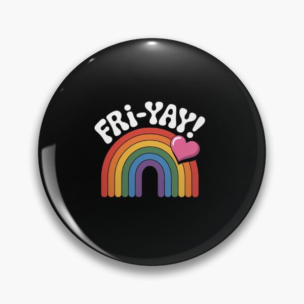 Item preview, Fri-yay Friyay rainbow weekend teacher childrens fun designed and sold by RonnasJackson.