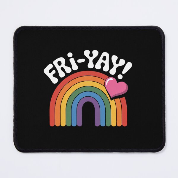 Item preview, Fri-yay Friyay rainbow weekend teacher childrens fun designed and sold by RonnasJackson.