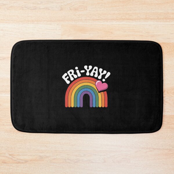 Item preview, Fri-yay Friyay rainbow weekend teacher childrens fun designed and sold by RonnasJackson.