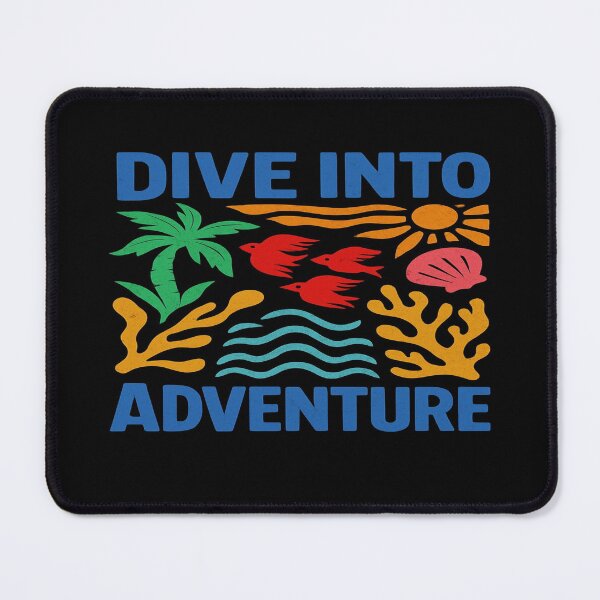 Item preview, Tropical Ocean Adventure Design – Dive Into Summer Vibes with Fish, Coral, Palm Trees & Waves designed and sold by Bright Nest Studio.