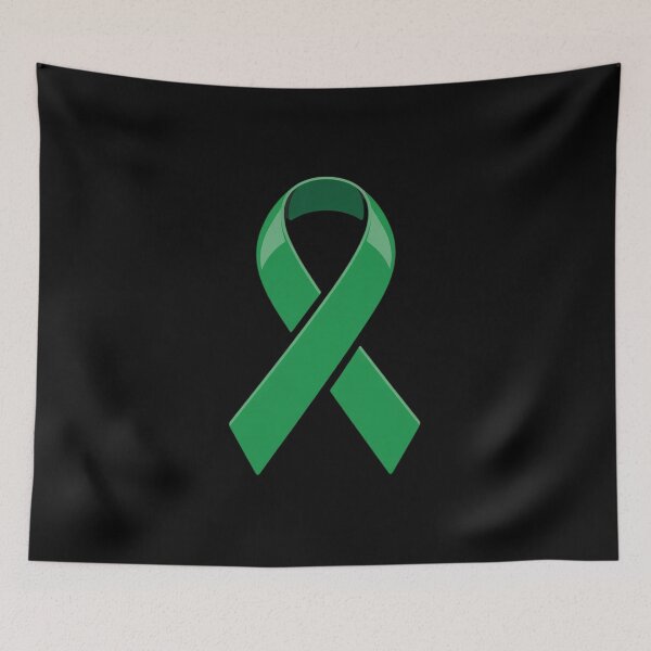 Item preview, Gallbladder Cancer Awareness Ribbon Bile Duct Chemo Green designed and sold by RonnasJackson.