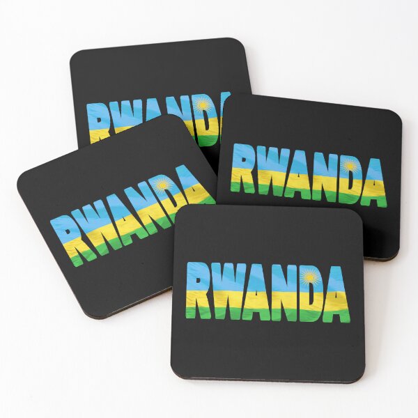 Item preview, RWANDA - Flag Flying in Wind cut to Letters Souvenir Sticker Shirt T-Shirt designed and sold by Adam Gormley.