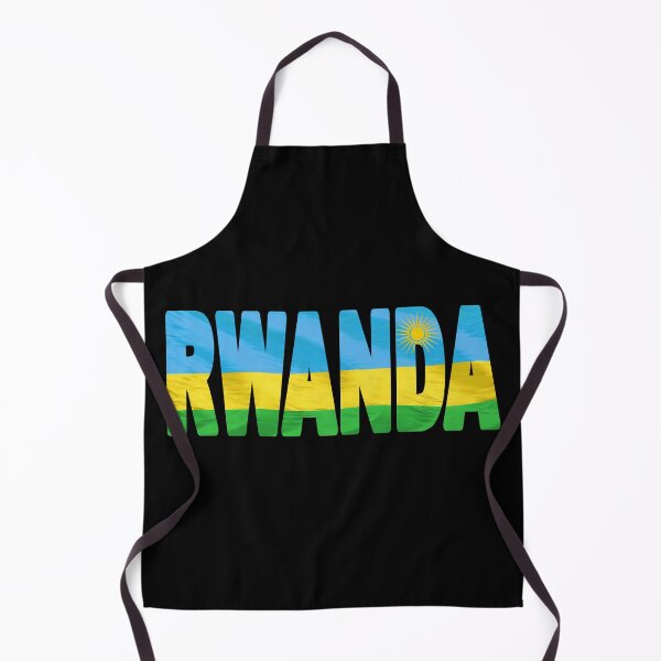 Item preview, RWANDA - Flag Flying in Wind cut to Letters Souvenir Sticker Shirt T-Shirt designed and sold by Adam Gormley.