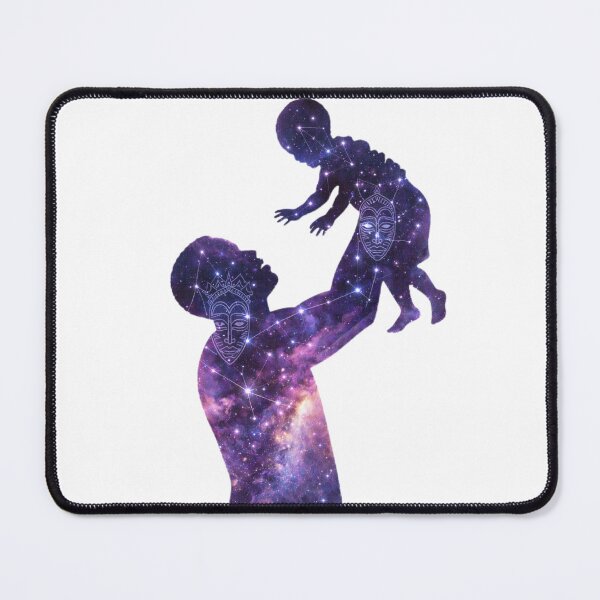 Item preview, Ancestral Stardust – Cosmic Father and Child designed and sold by DigitalDropArts .