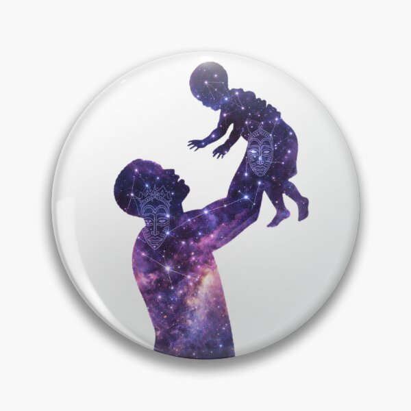 Item preview, Ancestral Stardust – Cosmic Father and Child  designed and sold by DigitalDropArts .