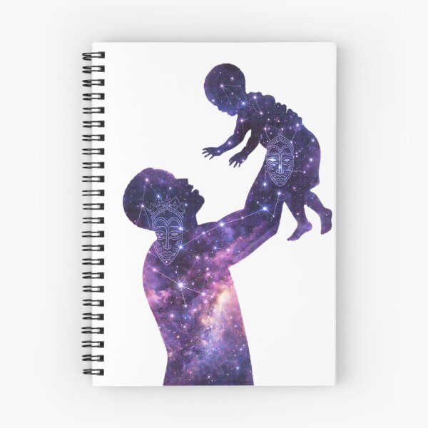 Item preview, Ancestral Stardust – Cosmic Father and Child  designed and sold by DigitalDropArts .