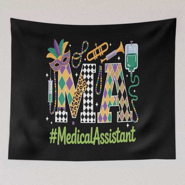Item preview, Mardi Gras Medical Assistant Nurse Festival Party designed and sold by RonnasJackson.