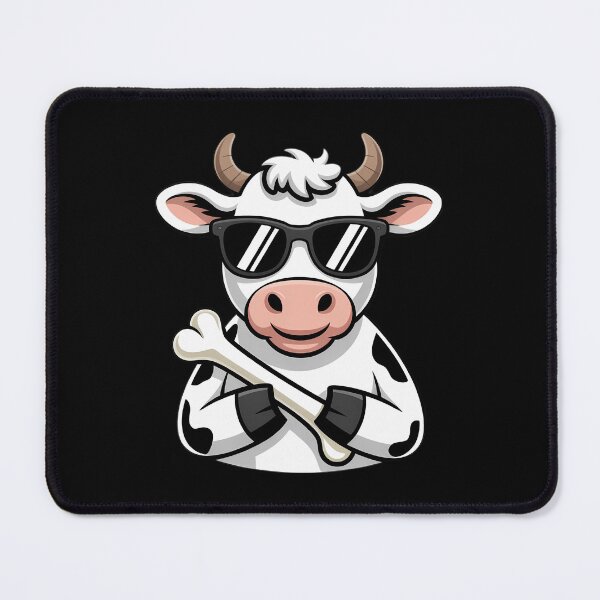 Item preview, Cow Wearing Sunglasses Baton Twirling designed and sold by IdunayaStore.