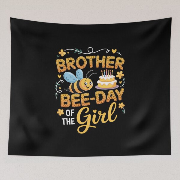 Item preview, Brother Of The Bee-Day Girl Hive Birthday Party Matching designed and sold by IdunayaStore.