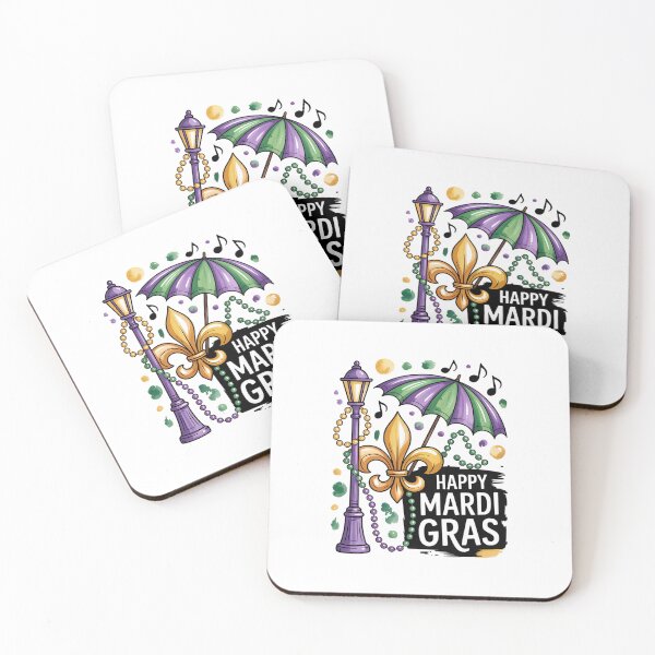 Item preview, Mardi Gras Street Lamp Beads designed and sold by RonnasJackson.