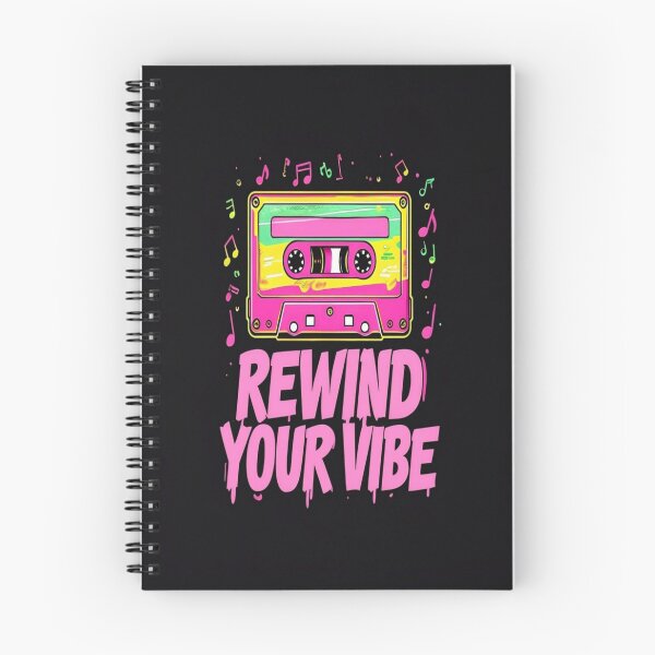 Item preview, Retro Cassette Tape Design – Rewind Your Vibe Neon Music Art for Posters, Tees & Digital Decor designed and sold by Bright Nest Studio.