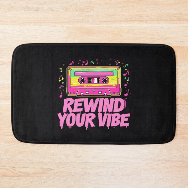 Item preview, Retro Cassette Tape Design – Rewind Your Vibe Neon Music Art for Posters, Tees & Digital Decor designed and sold by Bright Nest Studio.
