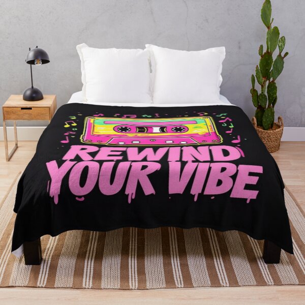 Item preview, Retro Cassette Tape Design – Rewind Your Vibe Neon Music Art for Posters, Tees & Digital Decor designed and sold by Bright Nest Studio.