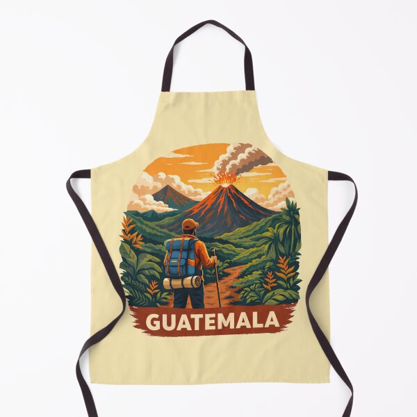 Item preview, Guatemala Volcano Hiking Trekking Art | Acatenango Adventure Travel Design designed and sold by Globalcitytees.