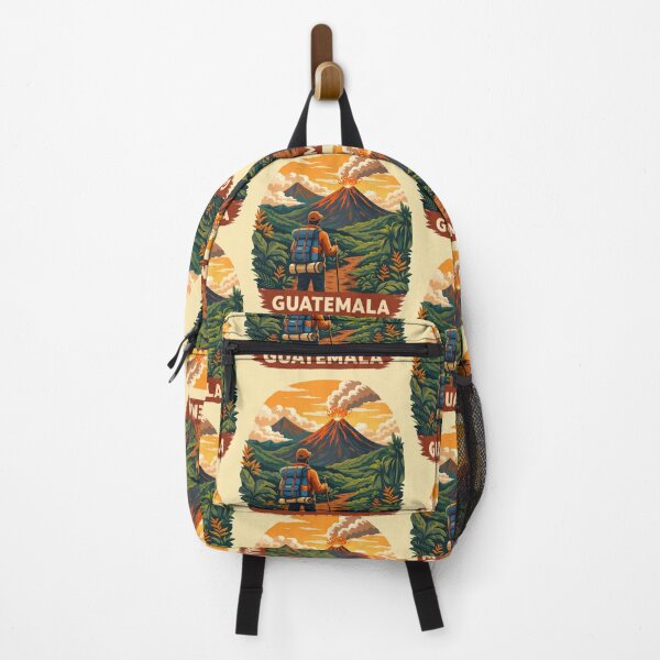 Item preview, Guatemala Volcano Hiking Trekking Art | Acatenango Adventure Travel Design designed and sold by Globalcitytees.