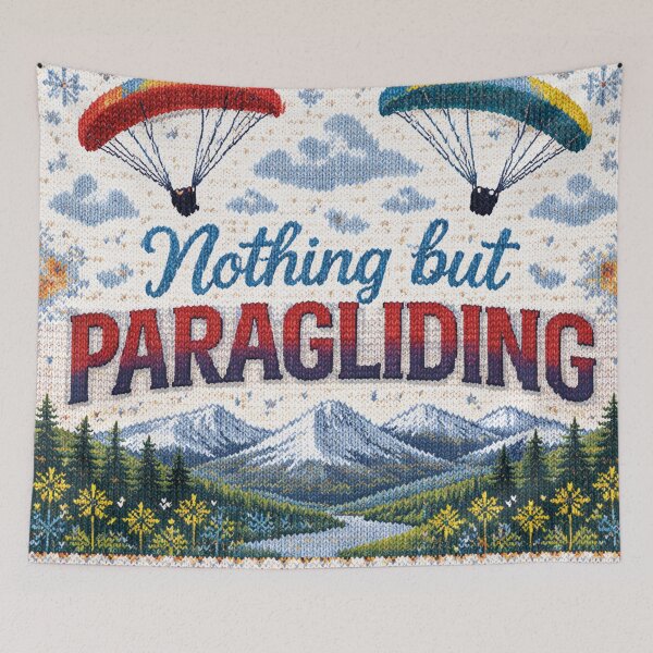 Item preview, Paragliding, cool knitting pattern designed and sold by Mauswohn.