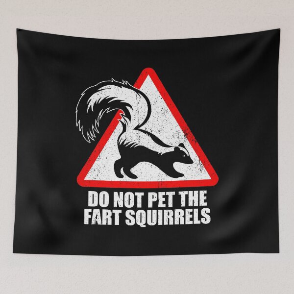 Item preview, Do Not Pet The Fart Squirrels designed and sold by zenicafariana.