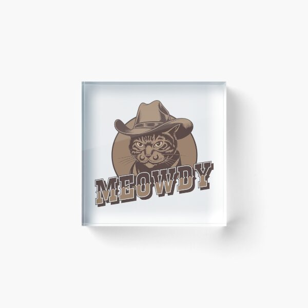 Item preview, Meowdy - Cowboy Cat Retro Western Design designed and sold by Tomasz  Siennicki.