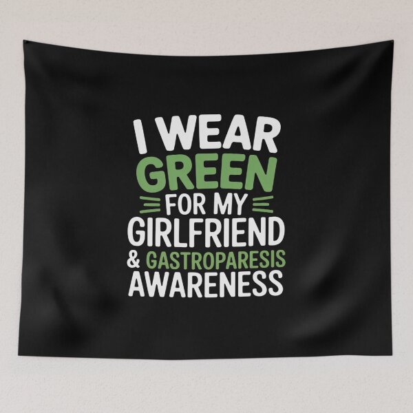 Item preview, Gastroparesis Awareness Girlfriend I Wear Green designed and sold by KonopikaaArt.