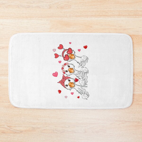 Item preview, Goose Couquette Glitter Loved, Funny Valentine, Be mine, Xoxo designed and sold by vintagearttee.