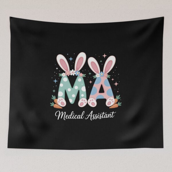 Item preview, Medical Assistant - Happy Easter Sayings Egg Bunny designed and sold by IdunayaStore.