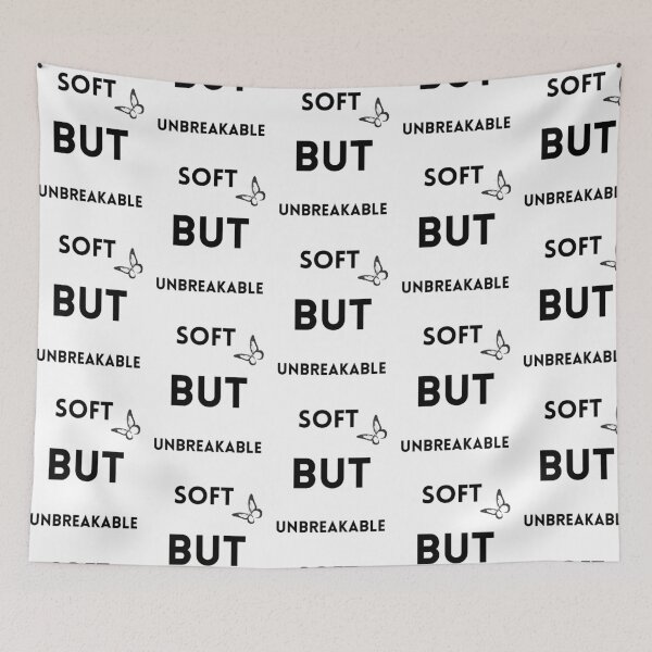 Item preview, Soft But Unbreakable – Strength Quote Design designed and sold by designoorkh.