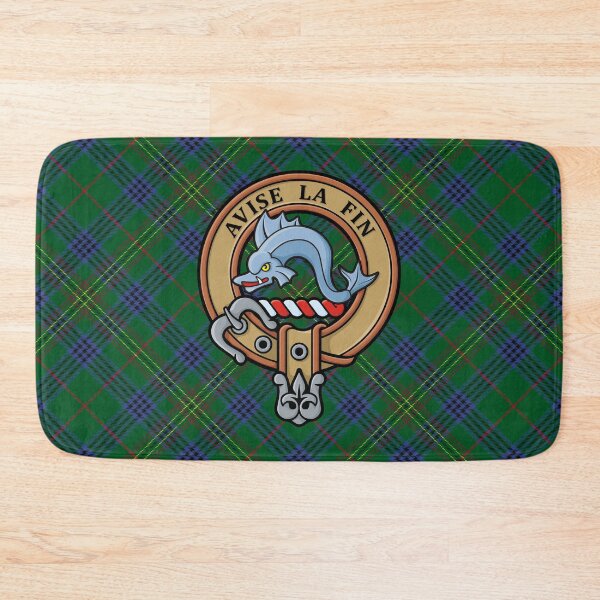 Item preview, Clan Kennedy Crest over Tartan designed and sold by sifis.